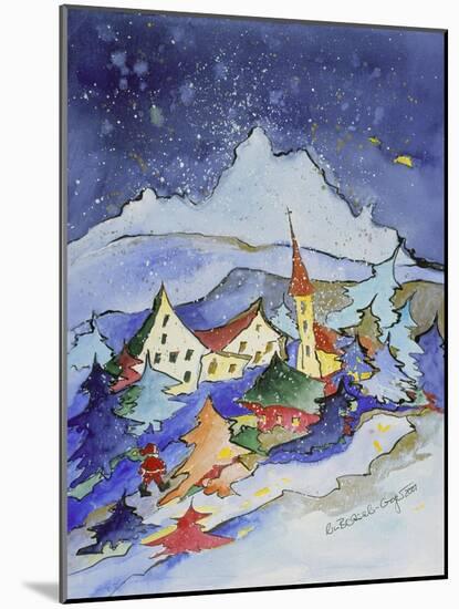 Winter in the Mountains 2001-Annette Bartusch-Goger-Mounted Giclee Print