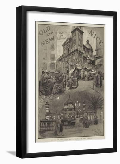 Winter in the Sunny South, Notes in the Riviera-null-Framed Giclee Print