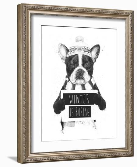 Winter is Boring-Balazs Solti-Framed Giclee Print