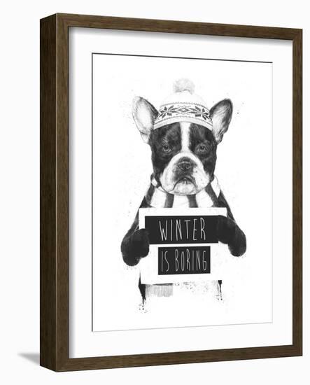 Winter is Boring-Balazs Solti-Framed Giclee Print
