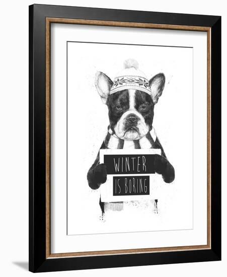 Winter is Boring-Balazs Solti-Framed Giclee Print