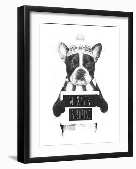 Winter is Boring-Balazs Solti-Framed Giclee Print