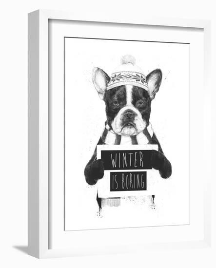 Winter is Boring-Balazs Solti-Framed Giclee Print