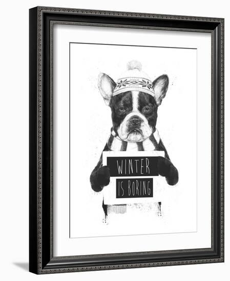 Winter is Boring-Balazs Solti-Framed Giclee Print