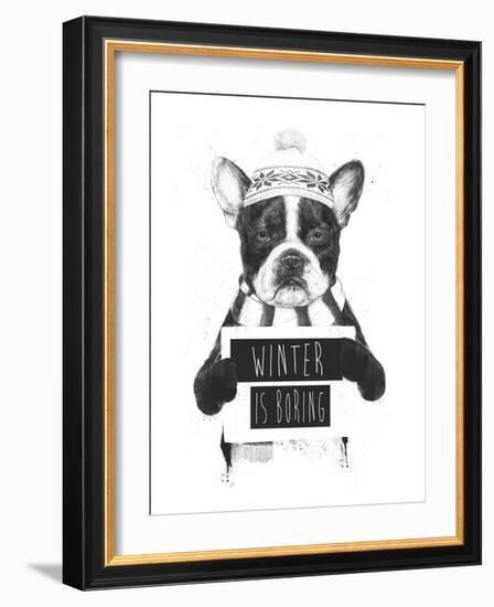 Winter is Boring-Balazs Solti-Framed Giclee Print