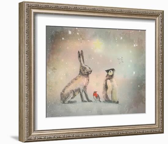 Winter journey-Claire Westwood-Framed Art Print