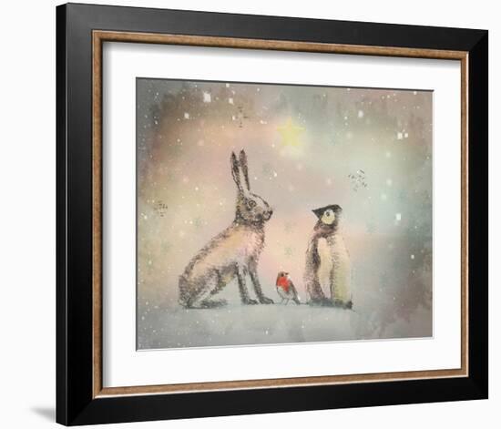 Winter journey-Claire Westwood-Framed Art Print