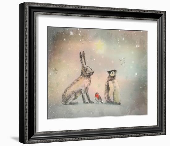 Winter journey-Claire Westwood-Framed Art Print