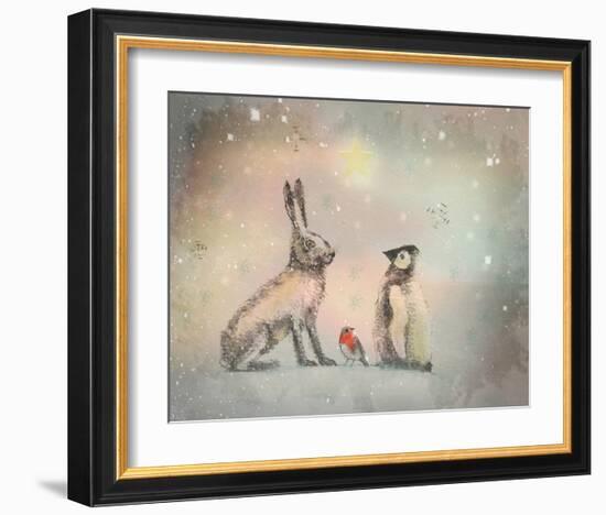 Winter journey-Claire Westwood-Framed Art Print