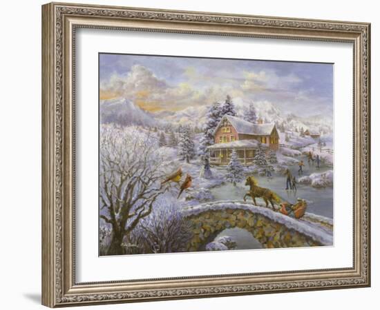 Winter Joy-Nicky Boehme-Framed Giclee Print