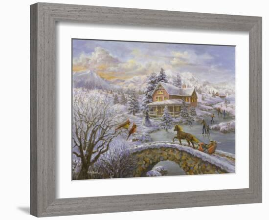 Winter Joy-Nicky Boehme-Framed Giclee Print