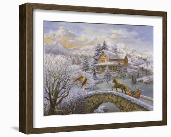 Winter Joy-Nicky Boehme-Framed Giclee Print