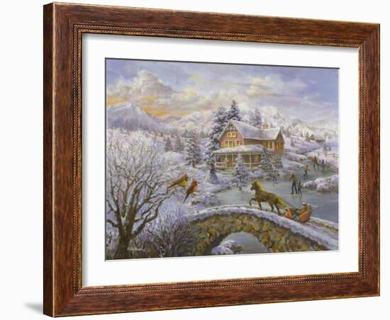 Winter Joy-Nicky Boehme-Framed Giclee Print