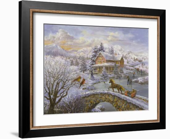 Winter Joy-Nicky Boehme-Framed Giclee Print