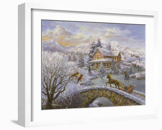 Winter Joy-Nicky Boehme-Framed Giclee Print