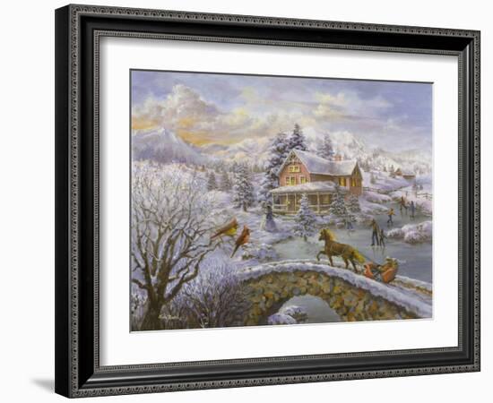 Winter Joy-Nicky Boehme-Framed Giclee Print