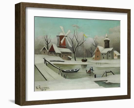 Winter (L'Hiver), 1907-Henri Rousseau-Framed Giclee Print