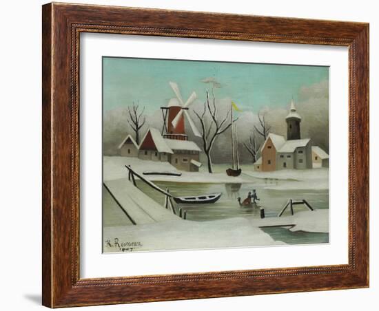 Winter (L'Hiver), 1907-Henri Rousseau-Framed Giclee Print