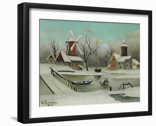 Winter (L'Hiver), 1907-Henri Rousseau-Framed Giclee Print