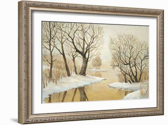 Winter Lake-Arnie Fisk-Framed Art Print