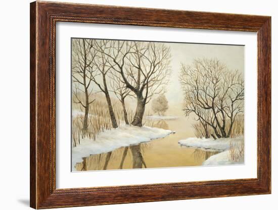 Winter Lake-Arnie Fisk-Framed Art Print