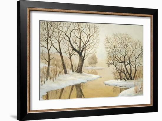 Winter Lake-Arnie Fisk-Framed Art Print