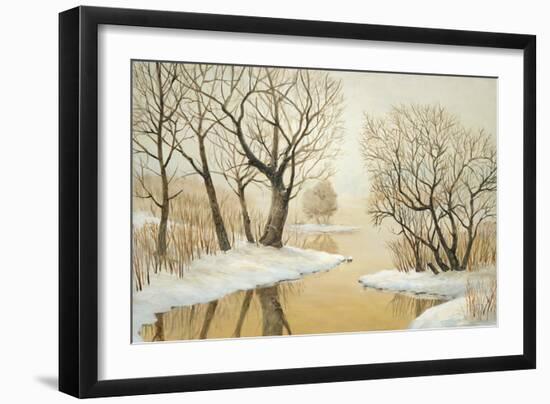 Winter Lake-Arnie Fisk-Framed Art Print