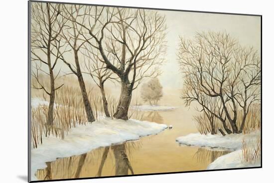 Winter Lake-Arnie Fisk-Mounted Art Print