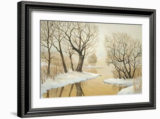 Winter Lake-Arnie Fisk-Framed Art Print