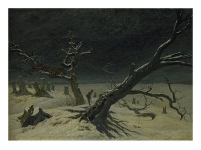 Winter Landscape 1811 Giclee Print Caspar David Friedrich Art Com
