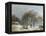 Winter Landscape, 1835-8-Barend Cornelis Koekkoek-Framed Premier Image Canvas