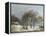 Winter Landscape, 1835-8-Barend Cornelis Koekkoek-Framed Premier Image Canvas