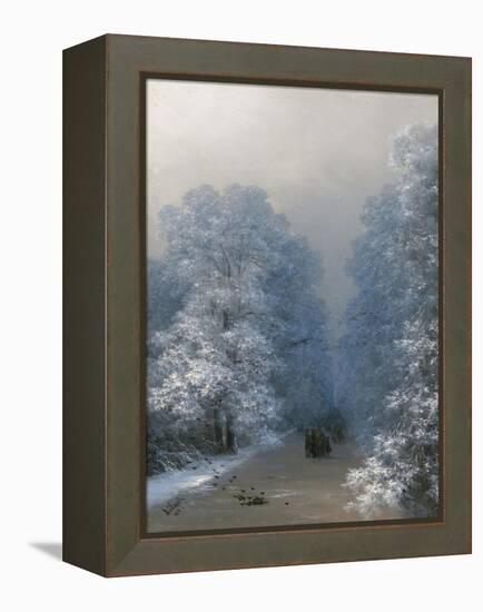 Winter Landscape, 1876-Ivan Konstantinovich Aivazovsky-Framed Premier Image Canvas