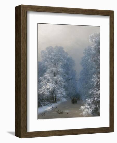 Winter Landscape, 1876-Ivan Konstantinovich Aivazovsky-Framed Giclee Print