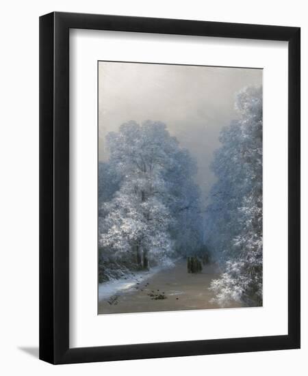 Winter Landscape, 1876-Ivan Konstantinovich Aivazovsky-Framed Giclee Print