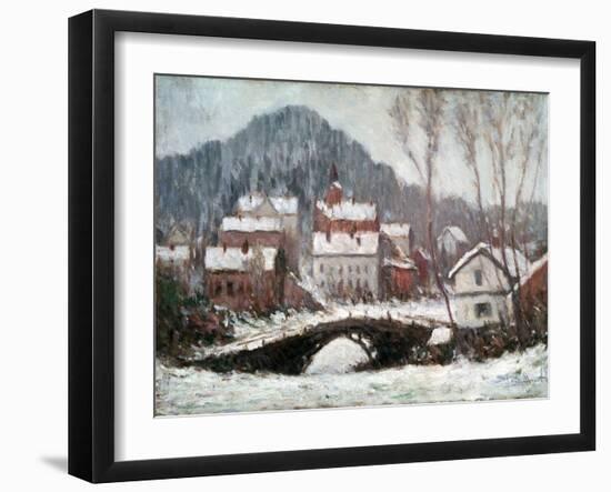 Winter Landscape, 1895-Claude Monet-Framed Giclee Print