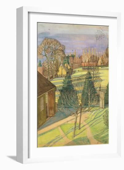 Winter Landscape, 1914 (Pen & Ink and W/C on Paper)-Paul Nash-Framed Giclee Print