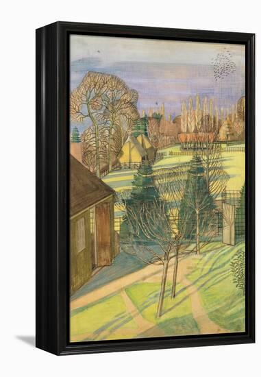 Winter Landscape, 1914 (Pen & Ink and W/C on Paper)-Paul Nash-Framed Premier Image Canvas