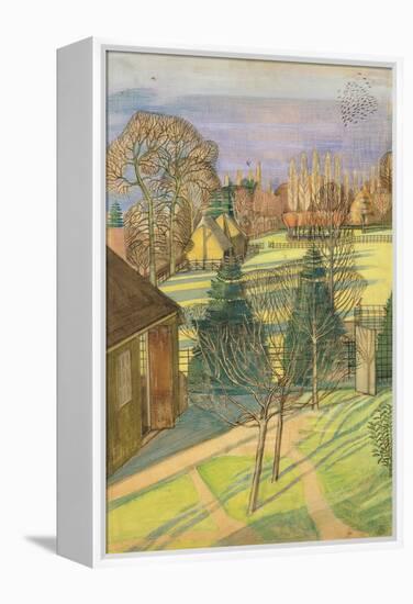 Winter Landscape, 1914 (Pen & Ink and W/C on Paper)-Paul Nash-Framed Premier Image Canvas