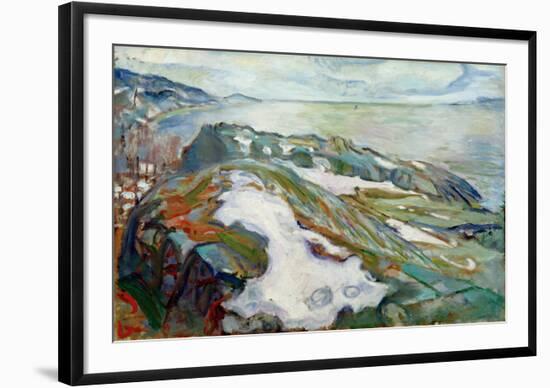 Winter Landscape, 1915-Edvard Munch-Framed Giclee Print