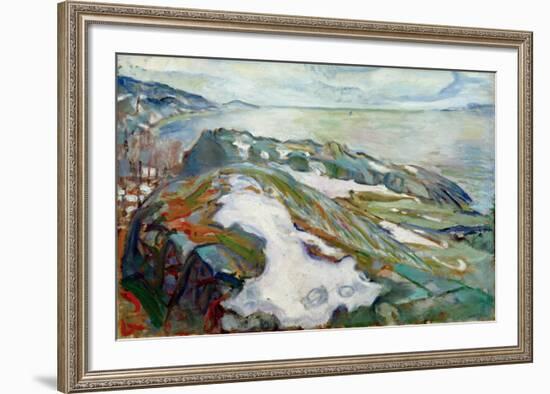 Winter Landscape, 1915-Edvard Munch-Framed Giclee Print