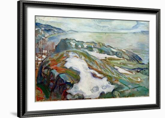 Winter Landscape, 1915-Edvard Munch-Framed Giclee Print