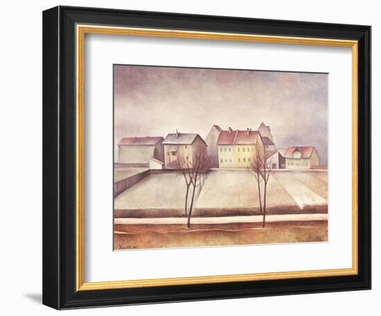 Winter Landscape, 1921-Alexander Kanoldt-Framed Giclee Print