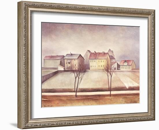 Winter Landscape, 1921-Alexander Kanoldt-Framed Giclee Print