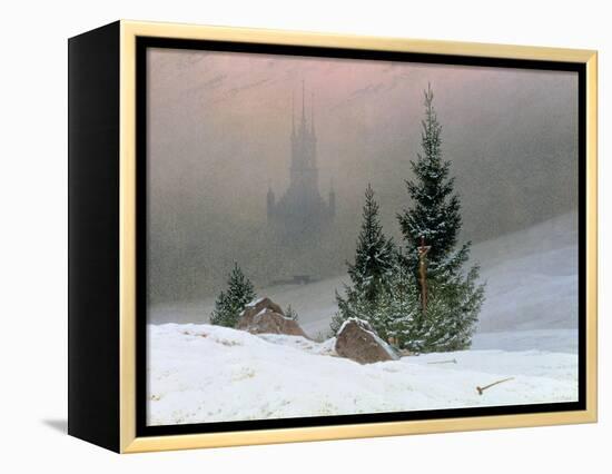 Winter Landscape, C.1811-Caspar David Friedrich-Framed Premier Image Canvas