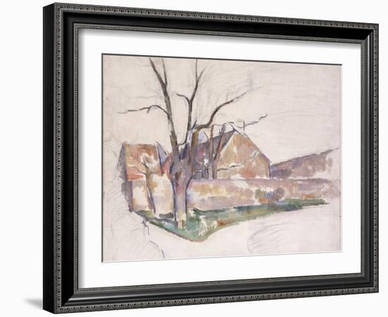Winter Landscape, C.1885-Paul Cézanne-Framed Giclee Print