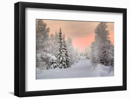 Winter Landscape in Lapland-udvarhazi-Framed Photographic Print