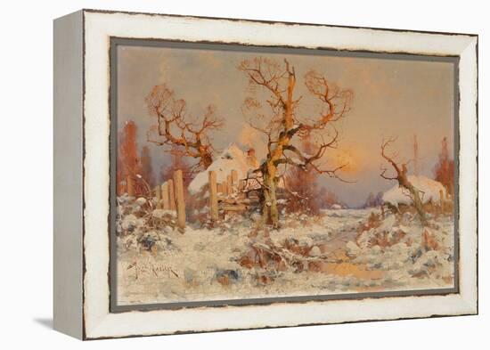 Winter Landscape in the Evening Sun-Juli Julievich Klever-Framed Premier Image Canvas