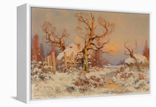 Winter Landscape in the Evening Sun-Juli Julievich Klever-Framed Premier Image Canvas