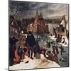 Winter Landscape, no.3-Pieter Brueghel the Younger-Mounted Giclee Print